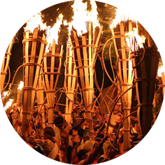 日本三大火祭「鞍馬の火祭」